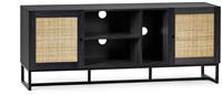 Julian Bowen Padstow 2 Door TV Unit - Black