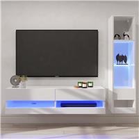 GFW Galicia 2 Piece Furniture Set with 120 cm - White