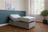 Mibed Essentials Pocket Single Adjustable Bed - Dark Grey