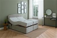 Mibed Pocket Kingsize Adjustable Bed With Drawer - Dark Grey