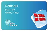 XeSIM Denmark 1GB 7 Days