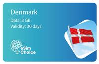 XeSIM Denmark 3GB 30 Days
