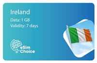XeSIM Ireland 1GB 7 Days