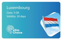 XeSIM Luxembourg 3GB 30 Days