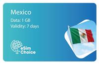 XeSIM Mexico 1GB 7 Days