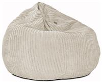 rucomfy Jumbo Cord Slouchbag Bean Bag - Light Grey