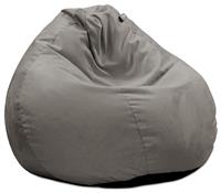 rucomfy Velvet Slouchbag Bean Bag - Light Grey