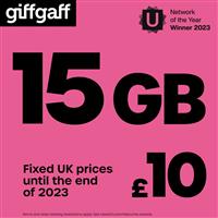giffgaff 40GB Pay As You Go Sim Card