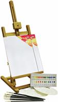 YXSH Acrylic Painting Box & Easel Set - 24 Pieces