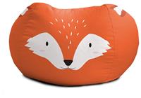 rucomfy Kids Fox Animal Bean Bag Medium Round