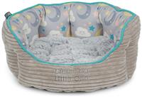 Petface Puppy Bundle Dog Grey Bed With Toy-Small