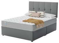 Sealy Eldon Comfort Double Divan Bed - Grey