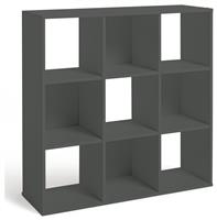Argos Home Squares 9 Cube Storage Unit - Dark Grey