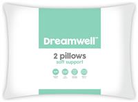 Dreamwell Soft Support Front Pillow - 2 Pack