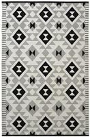 Chequerboard Mono Indoor Outdoor Rug