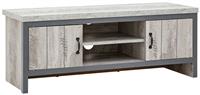 GFW Boston 2 Door TV Unit - Grey