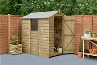 Forest Wooden 6 x 4ft Overlap Apex Shed