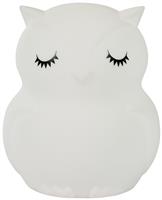 Glow Owl Silicone LED Colour Changing Kids Night Light-White