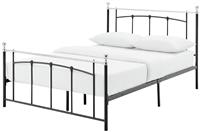 Argos Home Yani Double Metal Bed Frame - Black