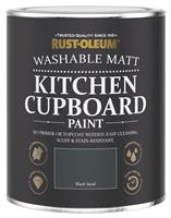 Rust-Oleum Kitchen Cupboard Matt Paint 750ml - Black Sand