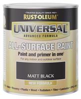 Rust-Oleum Universal All-Surface Matt Paint 750ml - Black