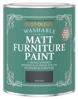 Rust-Oleum Furniture Matt Paint 750ml - Black Sand
