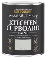 Rust-Oleum Kitchen Cupboard Matt Paint 750ml - Winter Grey