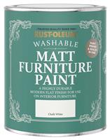 Rust-Oleum Furniture Matt Paint 750ml - Chalk White