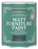Rust-Oleum Furniture Matt Paint 750ml - Evening Blue