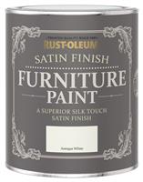 Rust-Oleum Furniture Satin Paint 750ml - Antique White