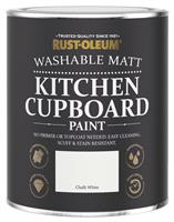 Rust-Oleum Kitchen Cupboard Matt Paint 750ml - Chalk White