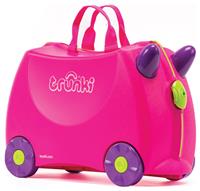 Trunki Trixie 4 Wheel Hard Ride On Suitcase - Pink