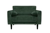 Habitat Jacob Fabric Cuddle Chair - Emerald Green