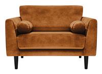Habitat Jacob Fabric Cuddle Chair - Orange