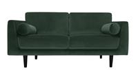 Habitat Jacob velvet 3 Seater Sofa - Emerald Green