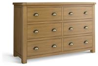 Argos Home Kent 6 Drawer Chest - Oak