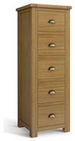Argos Home Kent 5 Drawer Tallboy - Oak