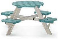 Plum Circular Kids Picnic Table - Teal