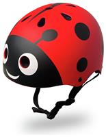 Challenge Ladybird Kids BMX Bike Helmet - Red, 51-54cm