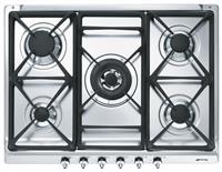 Smeg SE70SGH-5 70cm Gas Hob - Stainless Steel