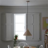 Habitat Cone 30cm Metal Ceiling Pendant Light - Rose