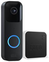 Blink Video Doorbell Wired or Battery + Sync Module - Black