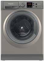 Hotpoint NSWM846GGUK 8KG 1400 Spin Washing Machine-Graphite