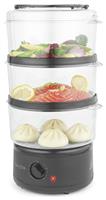 Salter EK6351MBLK Kuro 3 Tier Steamer - Grey