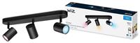 Philips WiZ Imageo Metal 3 Light LED Spotlight-Black