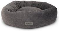 Scruffs Oslo Doughnut Grey Dog Bed - Large