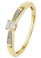 Revere 18ct Gold 0.10ct Diamond Engagement Ring - Q