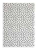 Argos Home Multi Spot Cut Pile Rug- 160x30cm - Black & White