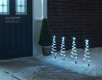 Habitat Pack of 4 Christmas Spiral Tree Path Finder Lights