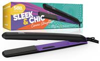 SBB SBST-1000 Sleek & Chic Ceramic Hair Straightener - Black